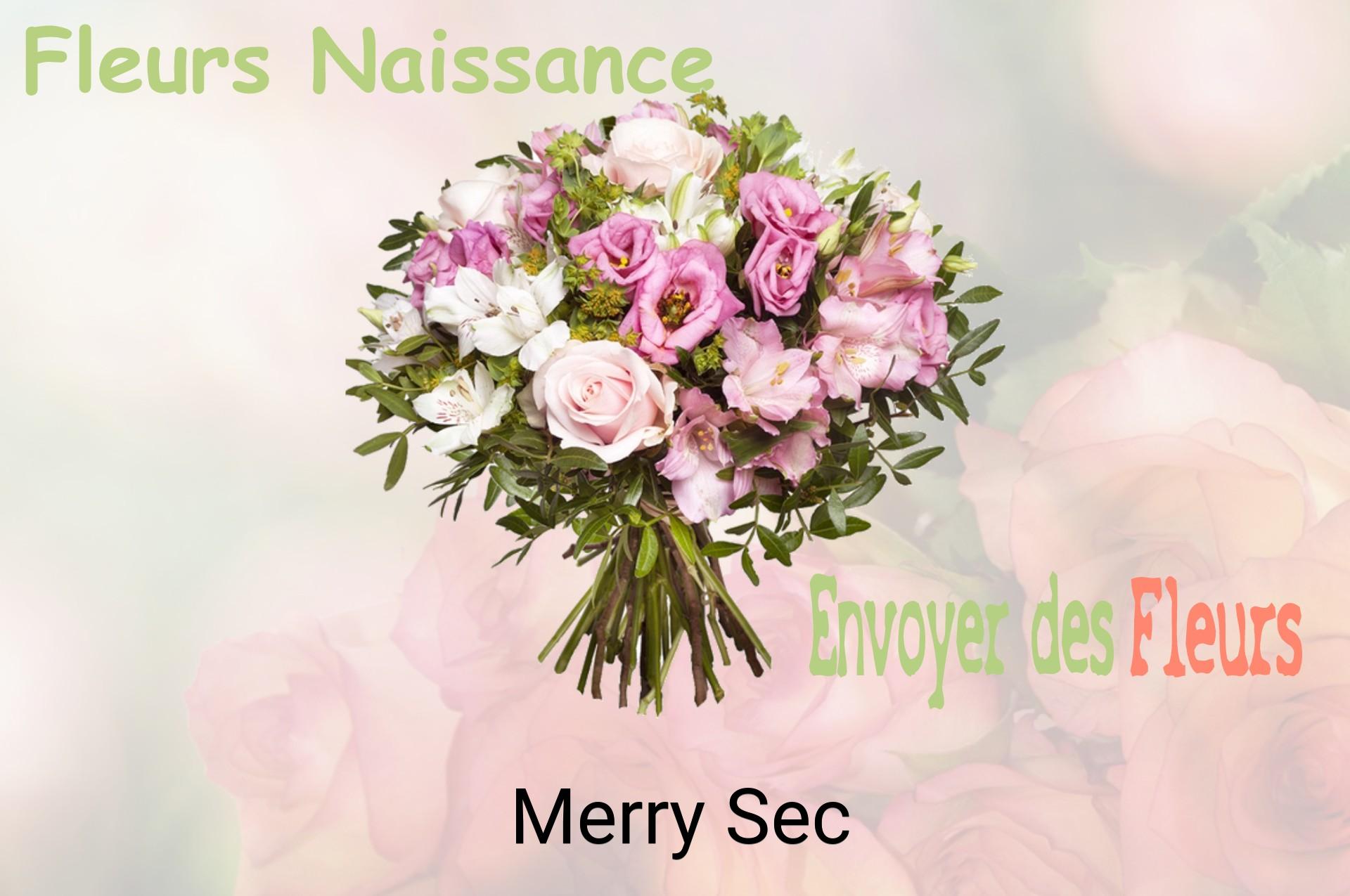 Bouquet de fleurs de naissance livré à Merry-Sec