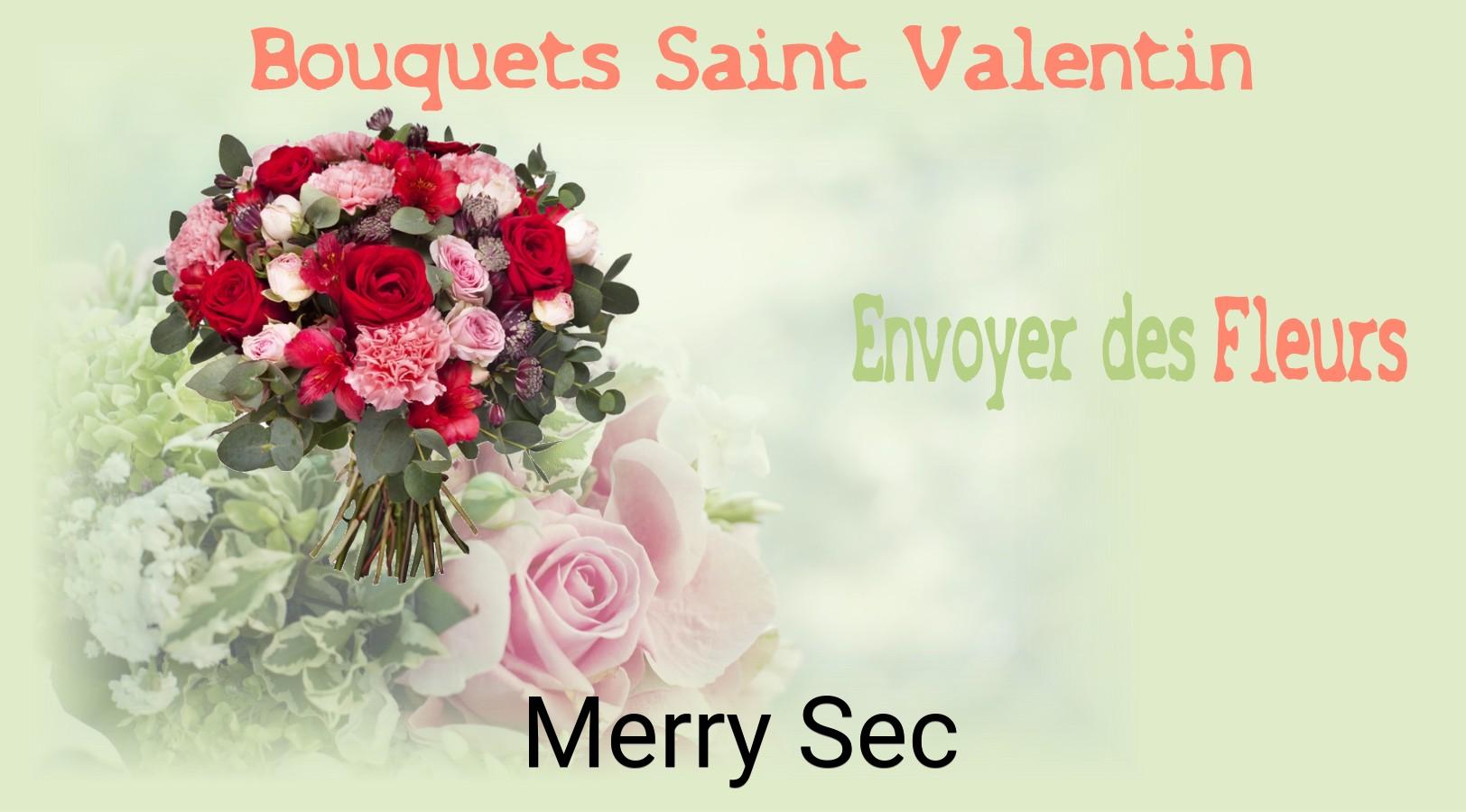 Roses de Saint-Valentin livrées à Merry-Sec